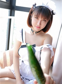Maid outfit uniform temptation proud jiao meng Ming yan as a person tomato cucumber welfare picture(19)